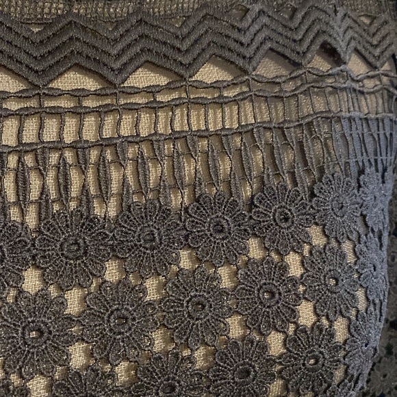 Express lace peplum blouse. Size XS - Picture 5 of 8